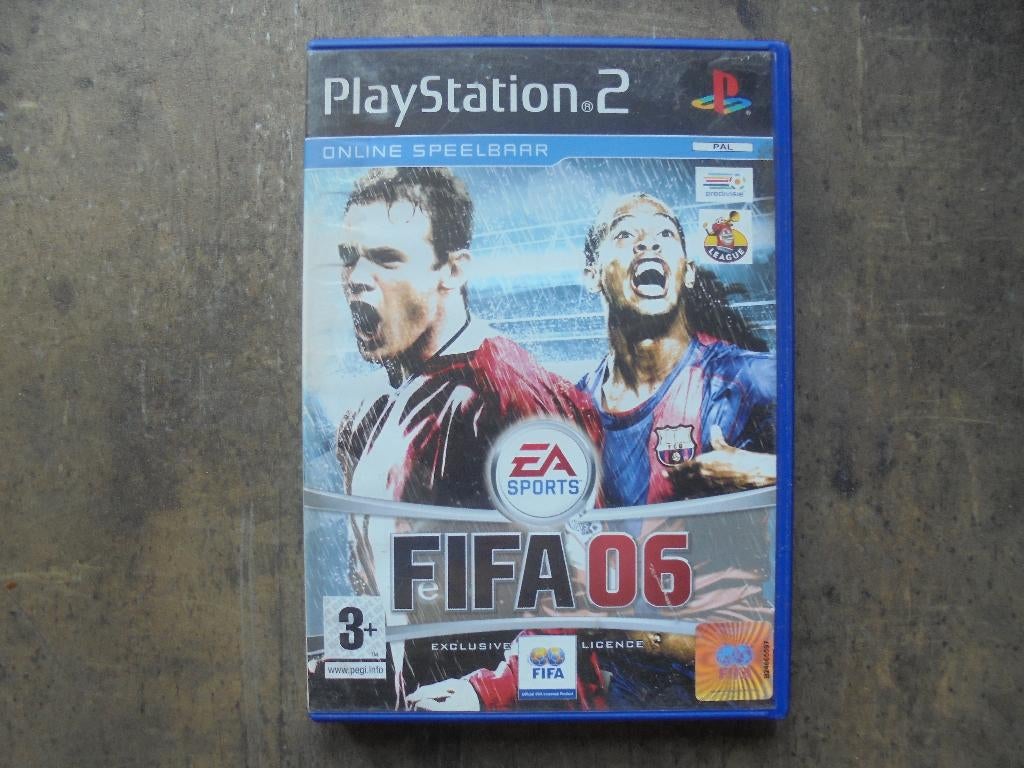 FIFA 06 voor PS2 (zie foto's), Gebruikt, Ophalen of Verzenden, Sport, 3 spelers of meer
