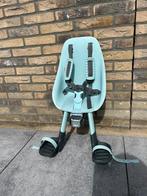 Urban iki voorzitje fietsstoel mint/blauw + adapter, Urban iki, Voetsteuntjes, Voorzitje, Zo goed als nieuw