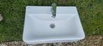 Ideal Wastafel met kraangat en overloop (37,5x55,0x14,0), Ophalen of Verzenden, Zo goed als nieuw, Steen, Wastafel