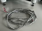 Zilver-geplateerde Luidsprekerkabel Wireworld 2 x +- 500 cm, Ophalen of Verzenden, Zo goed als nieuw, 2 tot 5 meter, Luidsprekerkabel