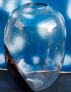 Vaas. IKEA. Ca '80. Dik glas. 19/36 cm., Huis en Inrichting, Ophalen, Overige kleuren, Minder dan 50 cm, Glas