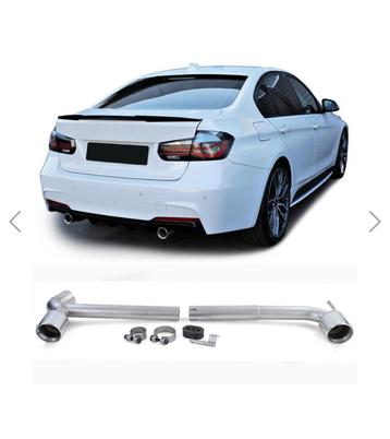 Uitlaat sierstuk voor BMW F30 F31 316 318 320 F32 F33 F36 beschikbaar voor biedingen