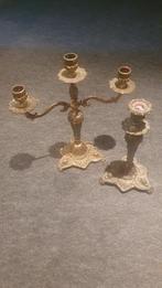 2 stuks Kaarsenstandaard, Ophalen, Koper of Brons