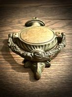 Deurklopper Ram bok bloemen antiek brons messing curiosa, Antiek en Kunst, Verzenden, Brons