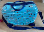 Als Nieuw! Blauwe Kinderkoffer Auto koffer, Sieraden, Tassen en Uiterlijk, Koffers, Ophalen of Verzenden, Zo goed als nieuw