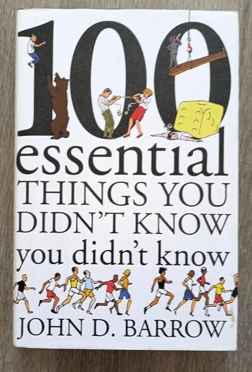 100 essential things you didn't know you didn't know Barrow beschikbaar voor biedingen