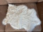 Witte Fake Fur Vloerkleed, Minder dan 50 cm, Wit, Ophalen of Verzenden, Zo goed als nieuw