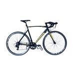 Elite Pau racefiets 28 inch 50 cm 14 vers. Zwart/ Okergeel, Fietsen en Brommers, Fietsen | Racefietsen, 10 tot 15 versnellingen