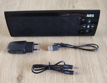 AEG BSS 4818. Bluethooth Sound Systeem compleet met oplader beschikbaar voor biedingen
