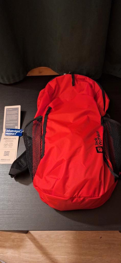 Jack Wolfskin Rugzak - 22L - Rood, Sieraden, Tassen en Uiterlijk, Tassen | Rugtassen, Zo goed als nieuw, Overige merken, Ophalen of Verzenden