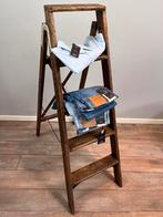 Antieke Houten ‘A Frame’ Decorateurs Ladder, Antiek en Kunst, Ophalen of Verzenden