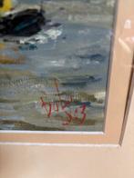 Aquarel Rotterdam Heyplaat Havens door Tatjana B., Ophalen of Verzenden