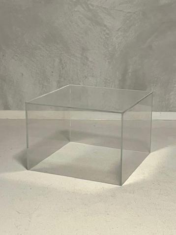Plexiglas salontafel kastje bijzettafel boekenkast retro beschikbaar voor biedingen