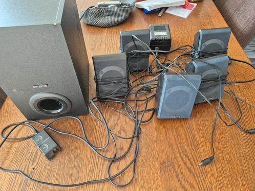 Pc dolby surround set creative, Computers en Software, Pc speakers, Gebruikt, Audiokanaal 5.1, Ophalen of Verzenden