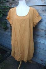 Ballonjurk oker Zizzi mt XL Vaste prijs AANBIEDING, Kleding | Dames, Jurken, Zizzi, Geel, Maat 46/48 (XL) of groter, Ophalen of Verzenden