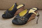 Hobb's hobbs denim sleehak sandalen mt 37 als nieuw nr 45307, Hobb's, Blauw, ., Hobb's