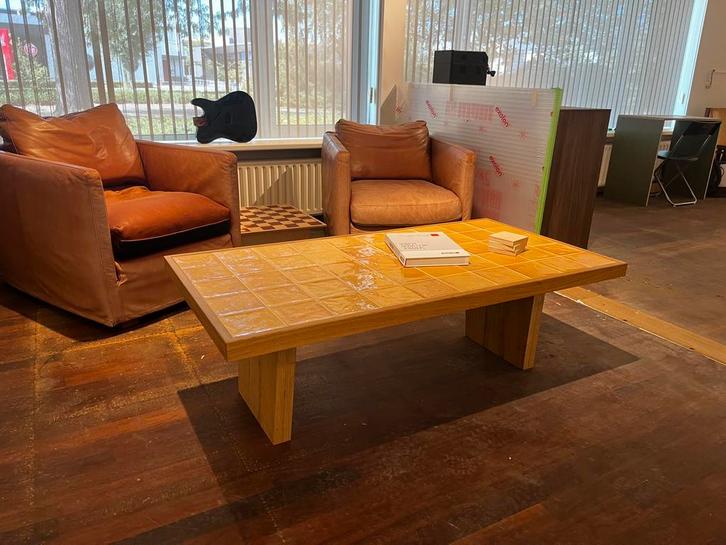 Handgemaakte Studio Dorus salontafel, Huis en Inrichting, Tafels | Salontafels, Zo goed als nieuw, Minder dan 50 cm, 50 tot 100 cm