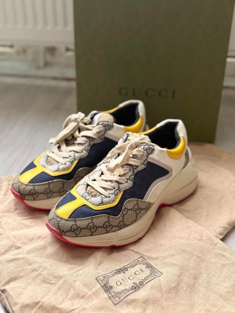 Gucci Rhyton sneakers Origineel, Ophalen of Verzenden, Zo goed als nieuw, Schoenen
