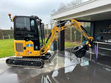 CATERPILLAR 302CR AIRCO 5 BAKKEN EN SORTEERKNIJPER beschikbaar voor biedingen