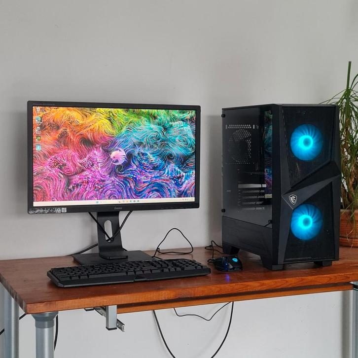 Game PC Setup - Ryzen 5 3600 - GTX 1650 Super - 16gb ddr4, Computers en Software, Desktop Pc's, Zo goed als nieuw, 4 Ghz of meer