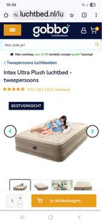 Intex 2 persoons luchtbed 1 keer gebruikt, Ophalen, Zo goed als nieuw