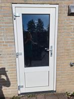 Kunststof kozijn met achterdeur, Doe-het-zelf en Verbouw, Ophalen, Kunststof, Gebruikt, 80 tot 100 cm