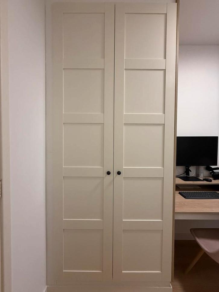 PAX frames + KOMPLEMENT interior set (white), Huis en Inrichting, Kasten | Kledingkasten, Gebruikt, 200 cm of meer, 50 tot 100 cm