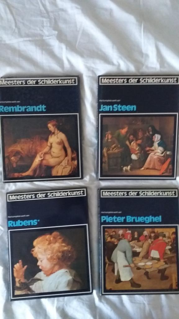 4 Meesters van de Schilderkunst; zijnde;.............., Boeken, Kunst en Cultuur | Beeldend, Zo goed als nieuw, Schilder- en Tekenkunst