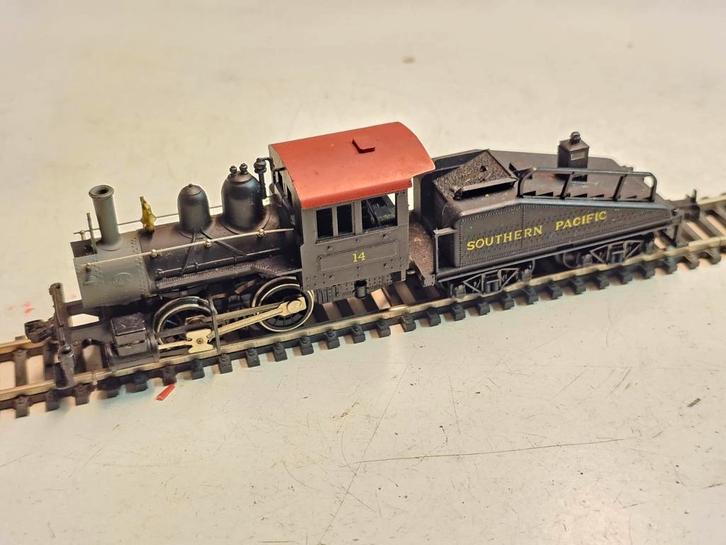 Modeltrein Ho stoomlok amerikaans usa souterrain pacific, Hobby en Vrije tijd, Modeltreinen | H0, Gebruikt, Locomotief, Gelijkstroom