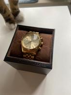 Michael Kors Horloge Goud, Overige merken, Gebruikt, Ophalen of Verzenden, Polshorloge