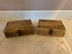 Enveloppendozen hout bruiloft, Ophalen of Verzenden, Nieuw, Wit, Accessoires