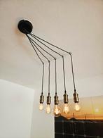 Plafondlamp voor 5 bolletjes, Gebruikt, Ophalen of Verzenden, Metaal, Minder dan 50 cm