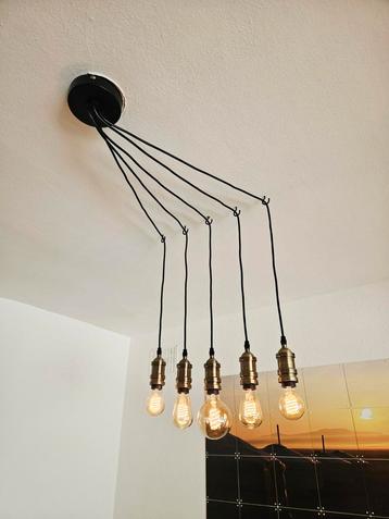 Plafondlamp voor 5 bolletjes  beschikbaar voor biedingen