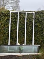 Raamkozijn met glas, Doe-het-zelf en Verbouw, Kozijnen en Schuifpuien, Kunststof, Gebruikt, Raamkozijn, Ophalen of Verzenden