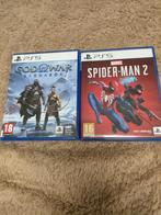 God of War Ragnarok & Spiderman 2 PS5, Verzenden, Zo goed als nieuw