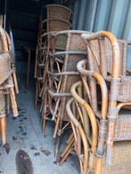 Aluminium rieten stoelen (60 stuks), Tuin en Terras, Ophalen, Gebruikt, Aluminium, Stapelbaar