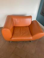 Bullfrog design fauteuil oranje, Gebruikt, Leer, Ophalen of Verzenden