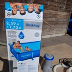 Bestway zwembad 2.59 x 1.70 met pomp, Gebruikt, Minder dan 80 cm, Ophalen of Verzenden, Minder dan 200 cm