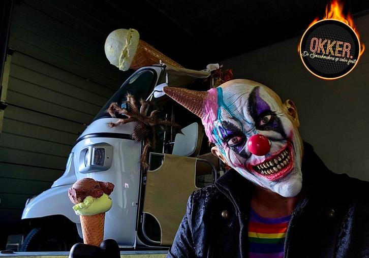 Monsterlijk lekkere schepijs van jouw ijsco- horror clown!, Diversen, Sinterklaas, Nieuw, Ophalen of Verzenden