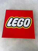 Reclamebord Lego logo 40x40cm aluminium, Verzenden, Nieuw, Reclamebord