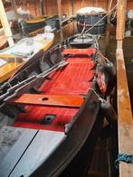 Giethoornse punter met ligplaats en 8 pk Yamaha, Watersport en Boten, Sloepen, Ophalen, Gebruikt, Tot 10 pk, 6 meter of meer