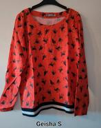 Geisha shirt met apen maat S, Kleding | Dames, T-shirts, Maat 38/40 (M), Geisha, Ophalen of Verzenden, Zo goed als nieuw