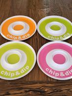 4 melamine serveelschalen voor o.a. chips en dip, Huis en Inrichting, Overige materialen, Ophalen of Verzenden, Overige stijlen