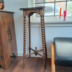 Antiek houten plantentafel 80,5 cm, Ophalen