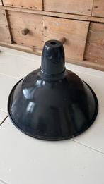 Emaille zwarte lampenkap, Ophalen of Verzenden