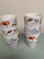 Jet Ter Steege Melkbekers - Bloemen, Huis en Inrichting, Ophalen of Verzenden, Zo goed als nieuw, Overige stijlen, Kop(pen) en/of Schotel(s)