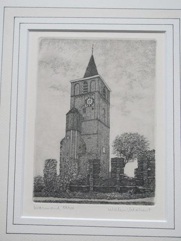 Warmond, 2 etsen van Willem Veldhorst beschikbaar voor biedingen