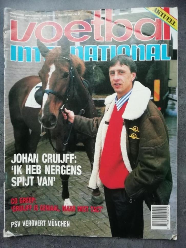 Voetbal International, 23e  jaargang, nr. 2, 1988r., Verzamelen, Sportartikelen en Voetbal, Gebruikt, Boek of Tijdschrift, Overige binnenlandse clubs