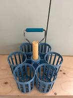 Tof retro flessenrek 6 flessen, Ophalen of Verzenden, Zo goed als nieuw, Minder dan 50 cm, Minder dan 5 flessen