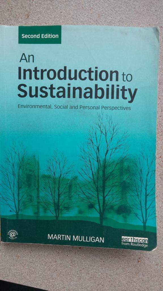 An introduction to sustainability - Martin Mulligan, Boeken, Studieboeken en Cursussen, Gelezen, WO, Beta, Ophalen of Verzenden